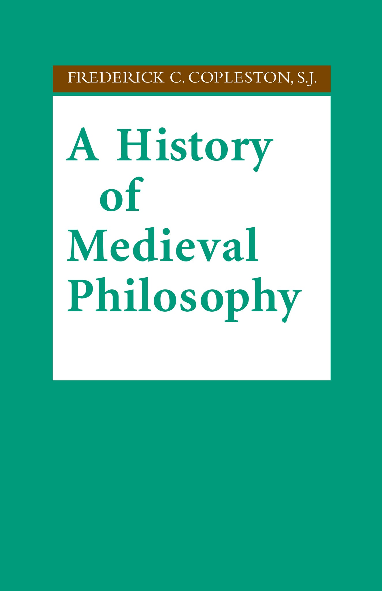 Cover image for A History of Medieval Philosophy ISBN 9780268203573